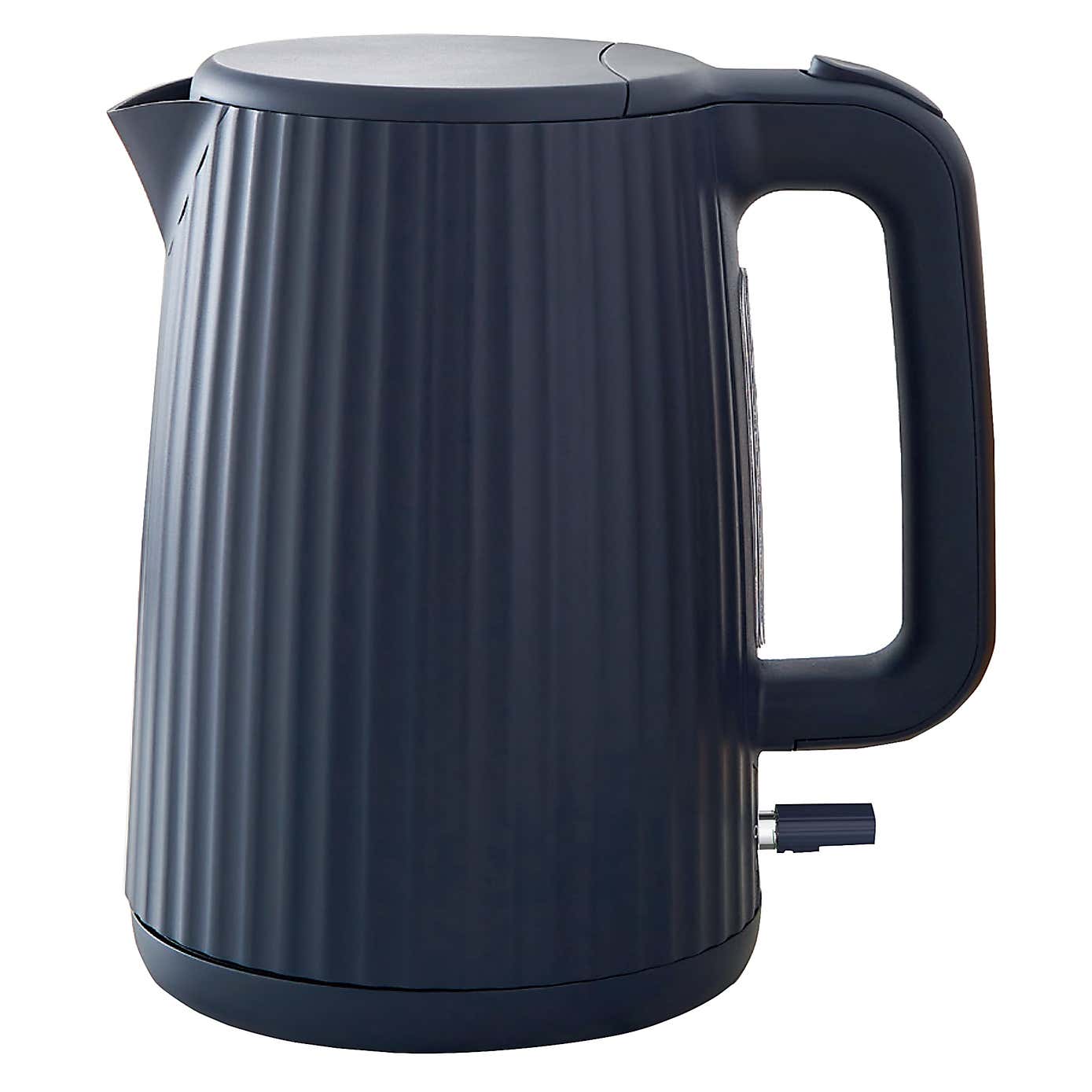 Textured Ribbed Plastic Kettle 1.7L
