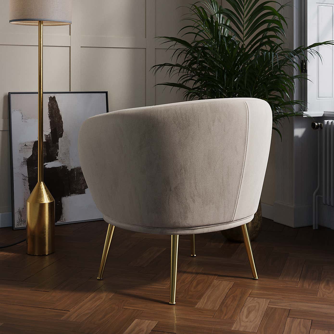 Bella Velvet Cocktail Chair