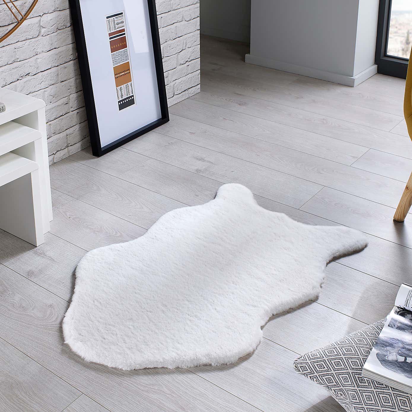 Supersoft Faux Fur Single Pelt Rug