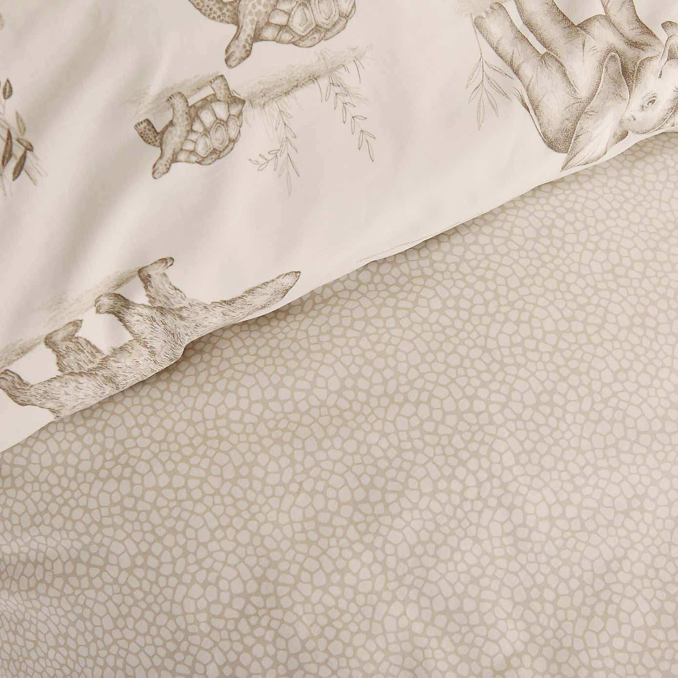 Sketched Animal Duvet Cover and Pillowcase Set