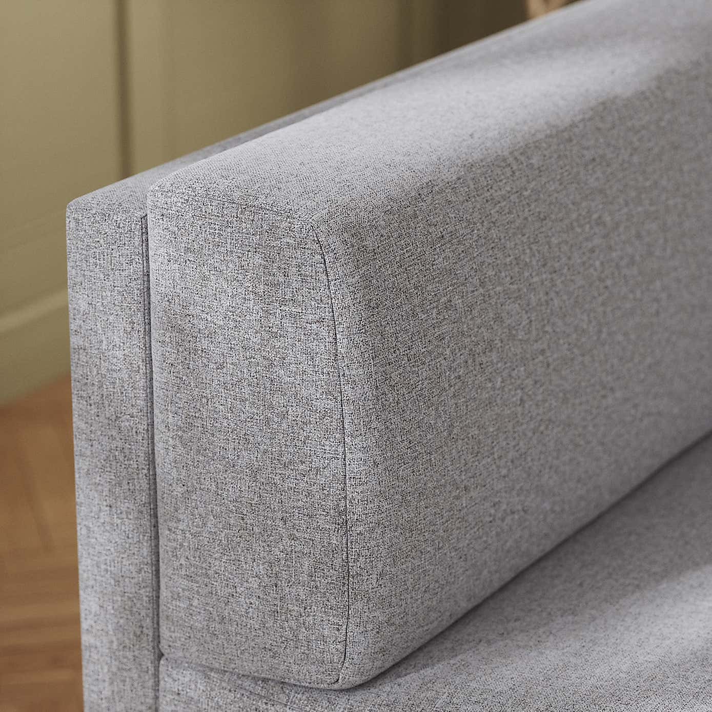 Mae Corner Dining Bench, Textured Weave