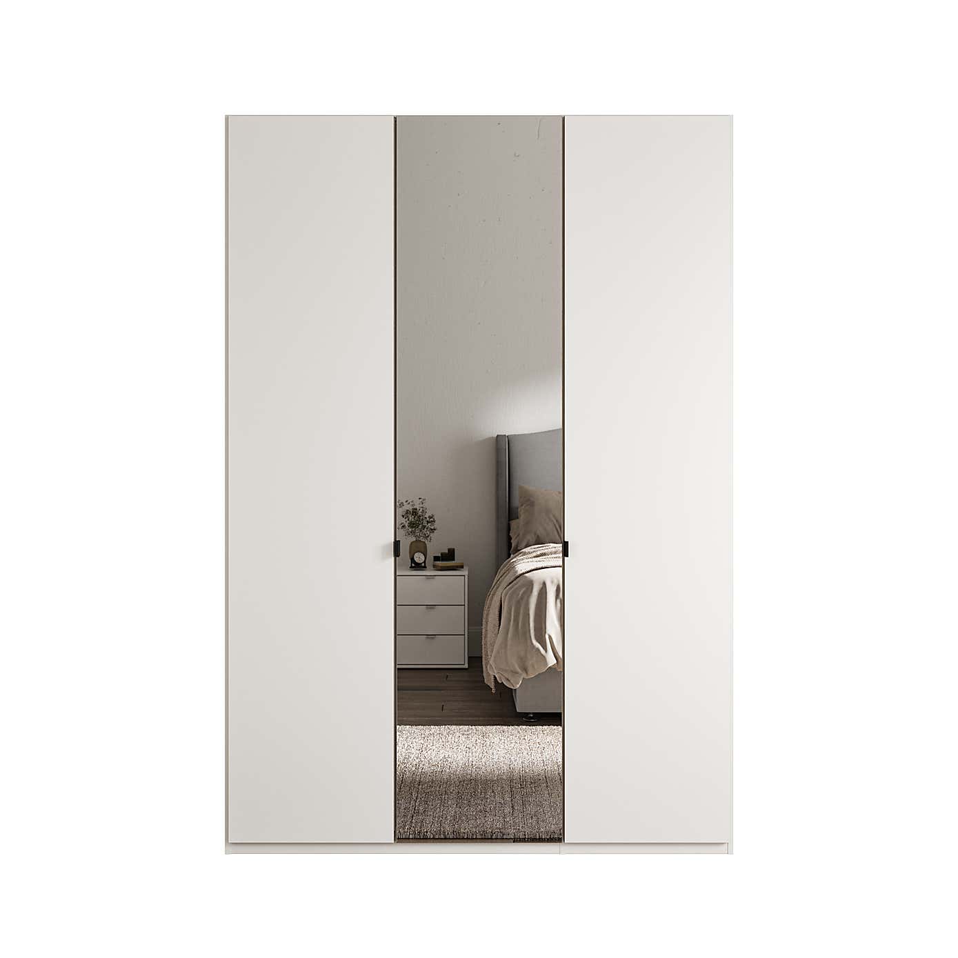Wiemann Kahla 3 Door Mirrored Wardrobe