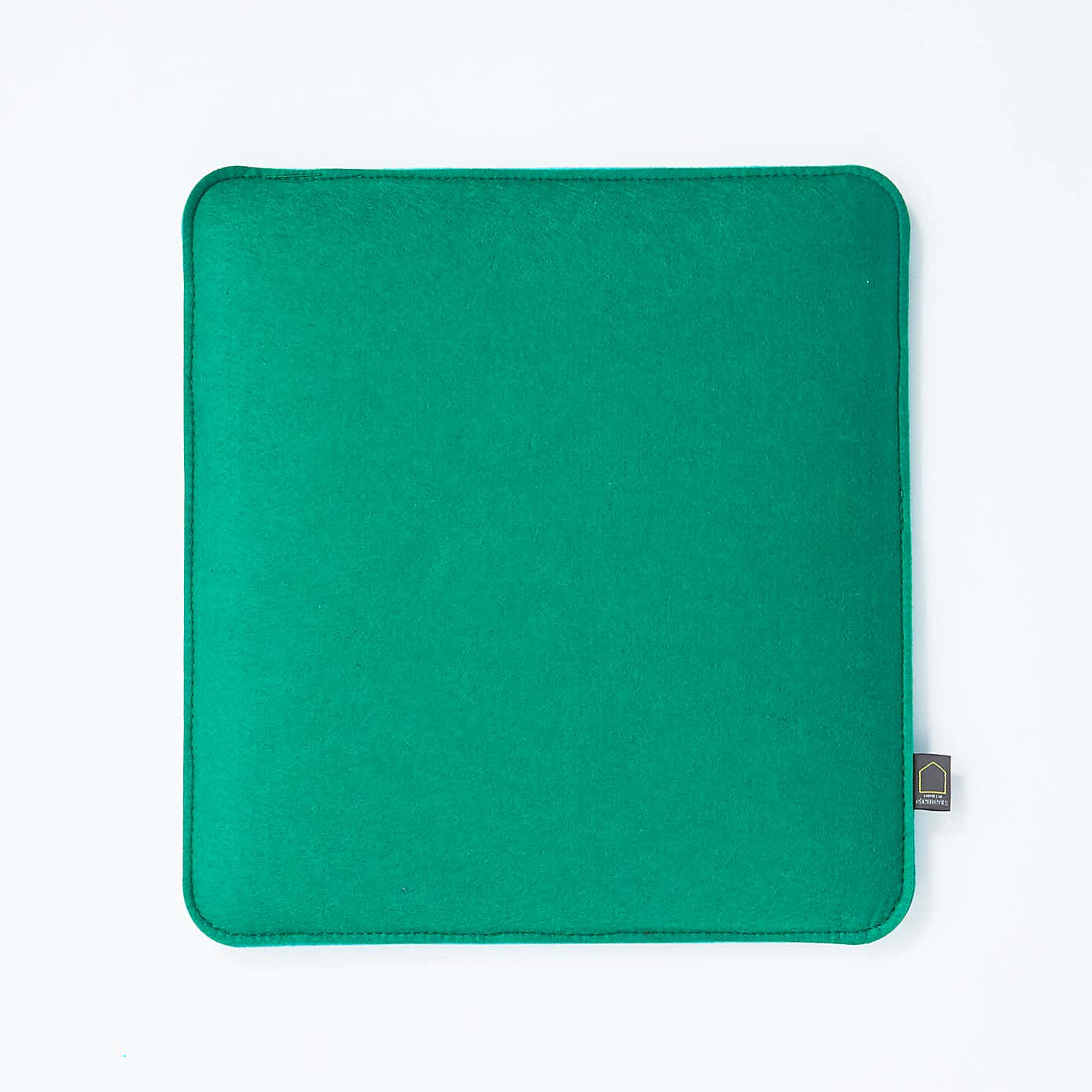 Elements Green Square Reversible Seat Pad