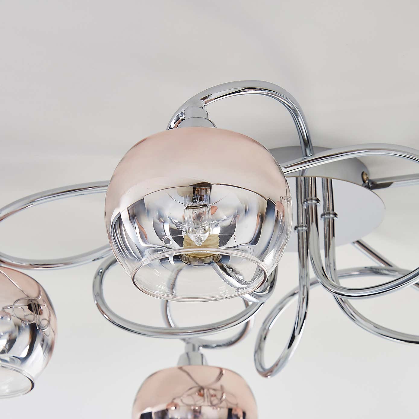 Seychelles 5 Light Flush Ceiling Fitting