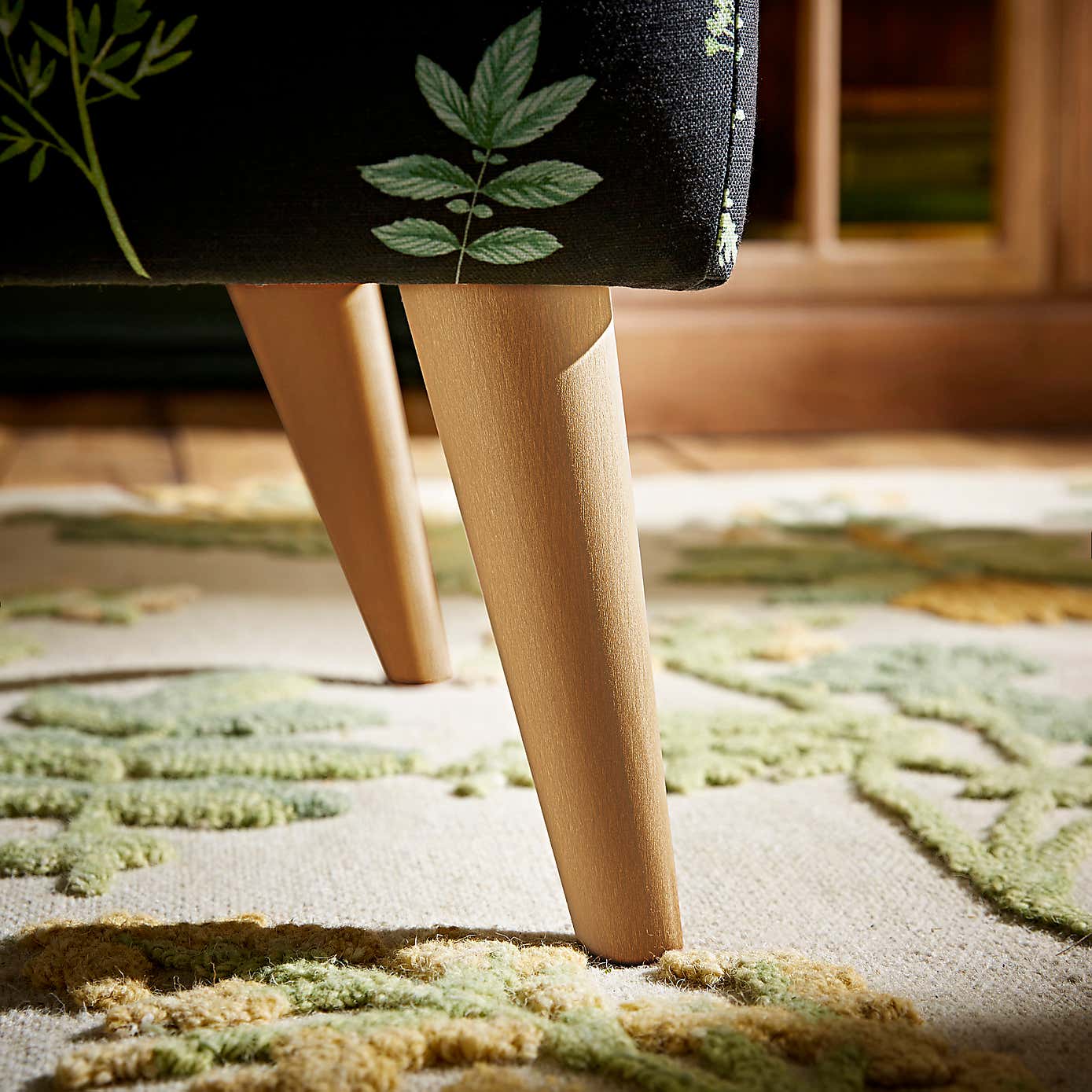 Marlow Marsh Botanical Print Footstool