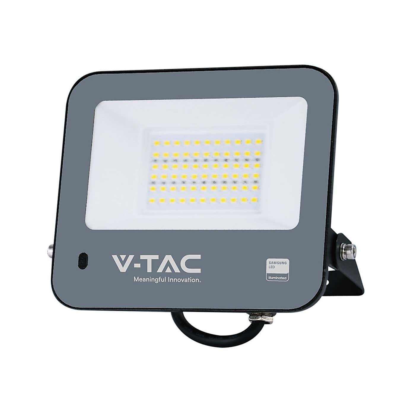 V-TAC 50W LED Floodlight Outdoor Sensor Wall Light