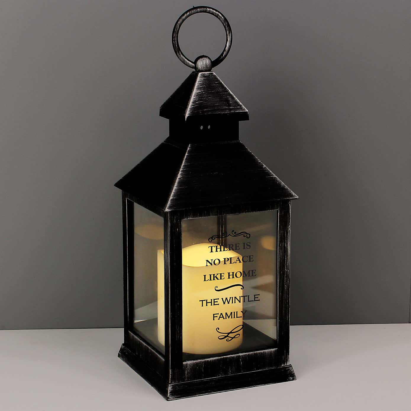 Personalised Antique Scroll Lantern
