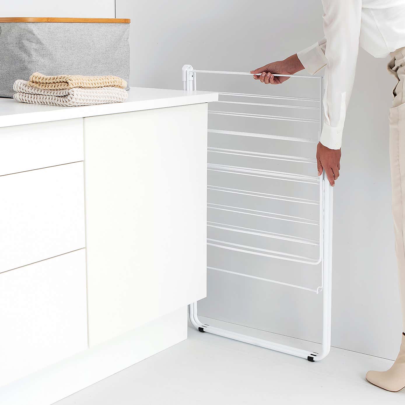 Brabantia White HangOn Drying Rack 20m