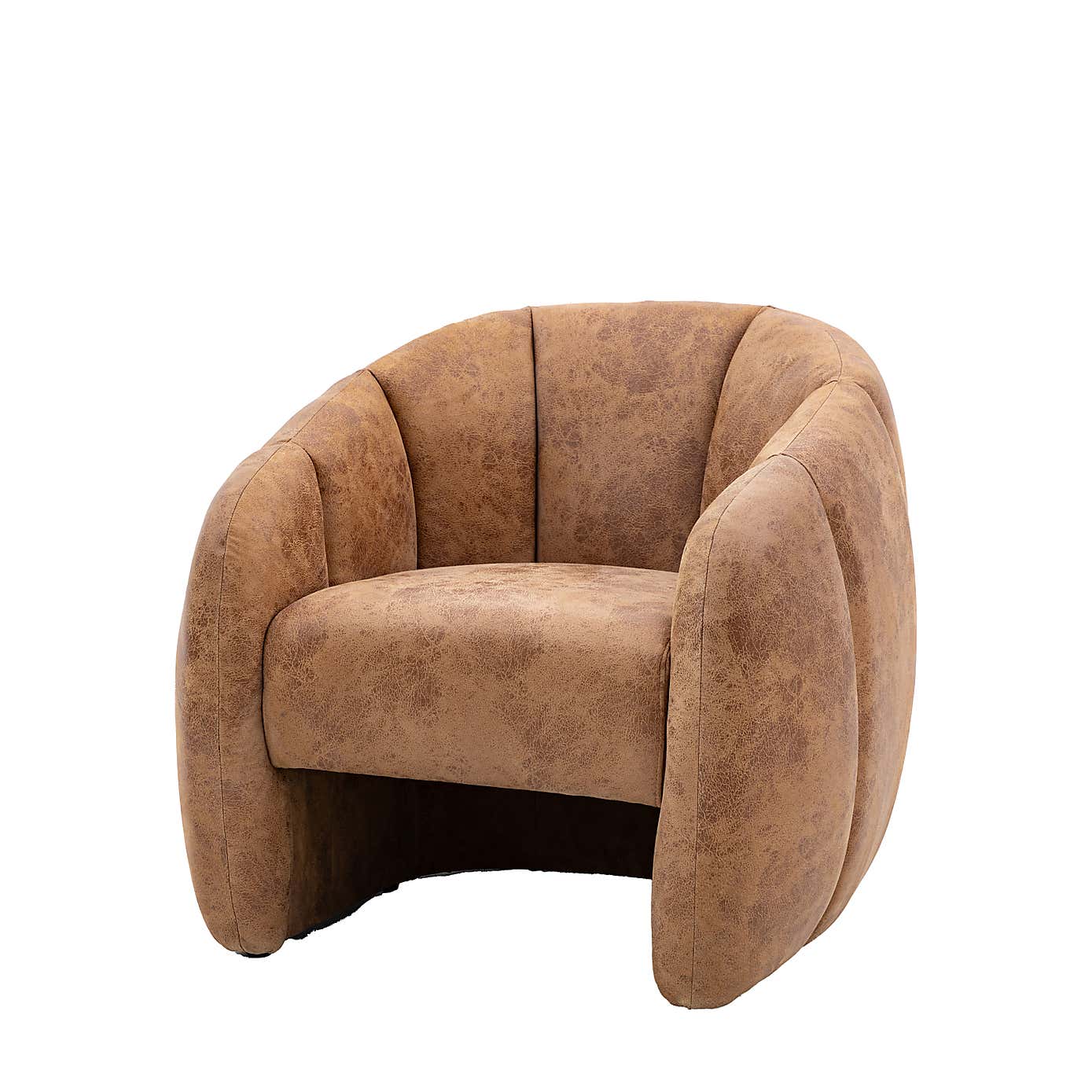 Brea Tub Chair, Leather