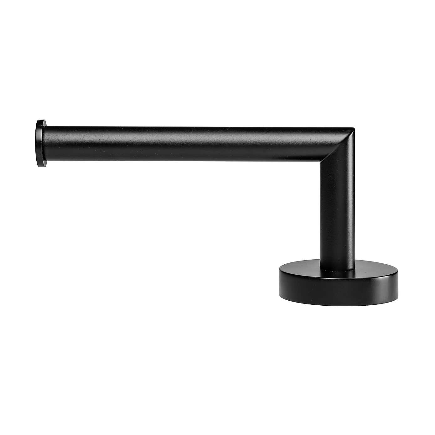 Epsom Flexi-FixTM Matt Black Toilet Roll Holder