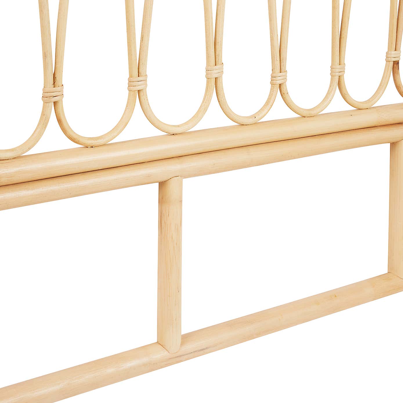 Round Cane Headboard