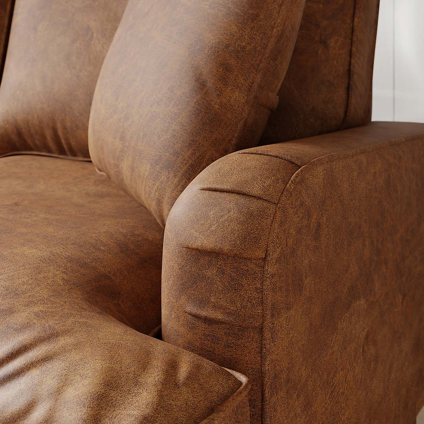 Relaxed Faux Leather Fabric Sample