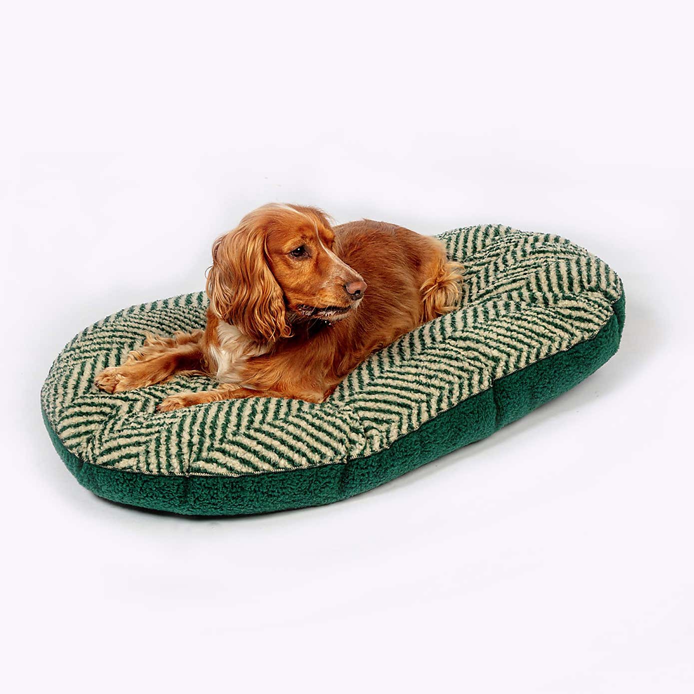 Danish Design Fleece Herringbone Quilted Dog Mattress