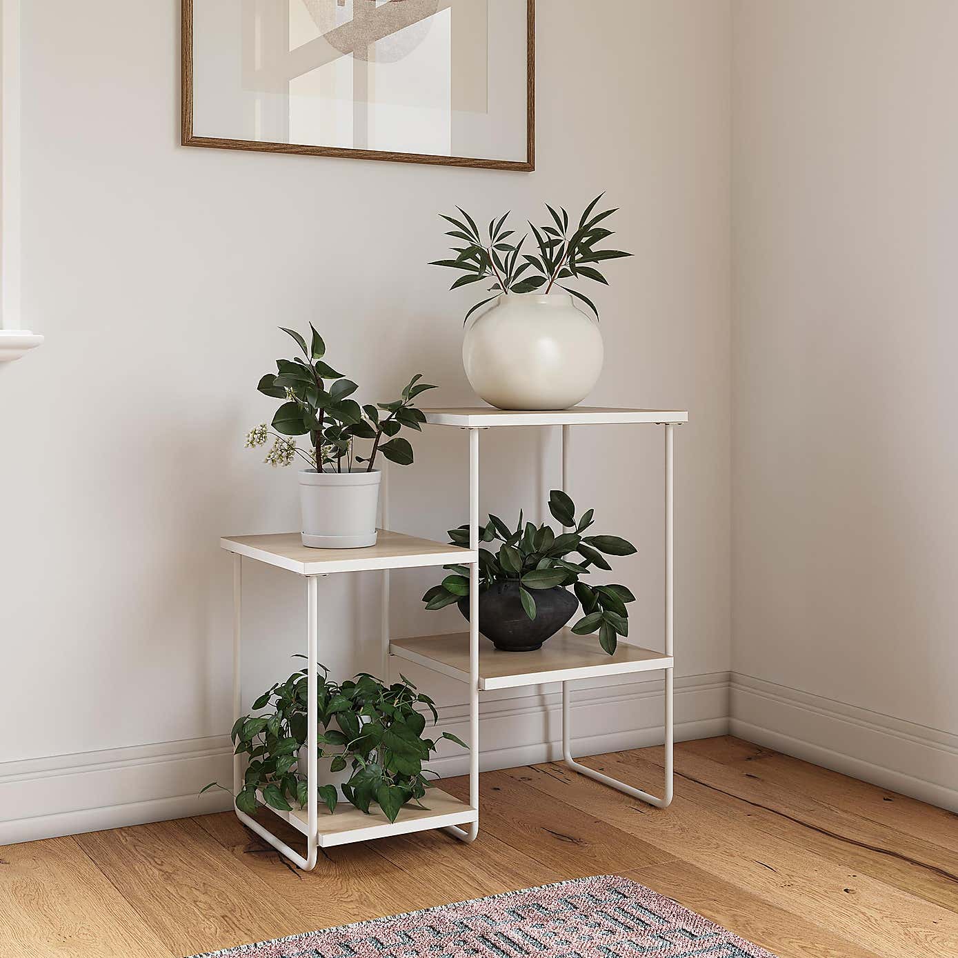 Dante Plant Stand, Natural