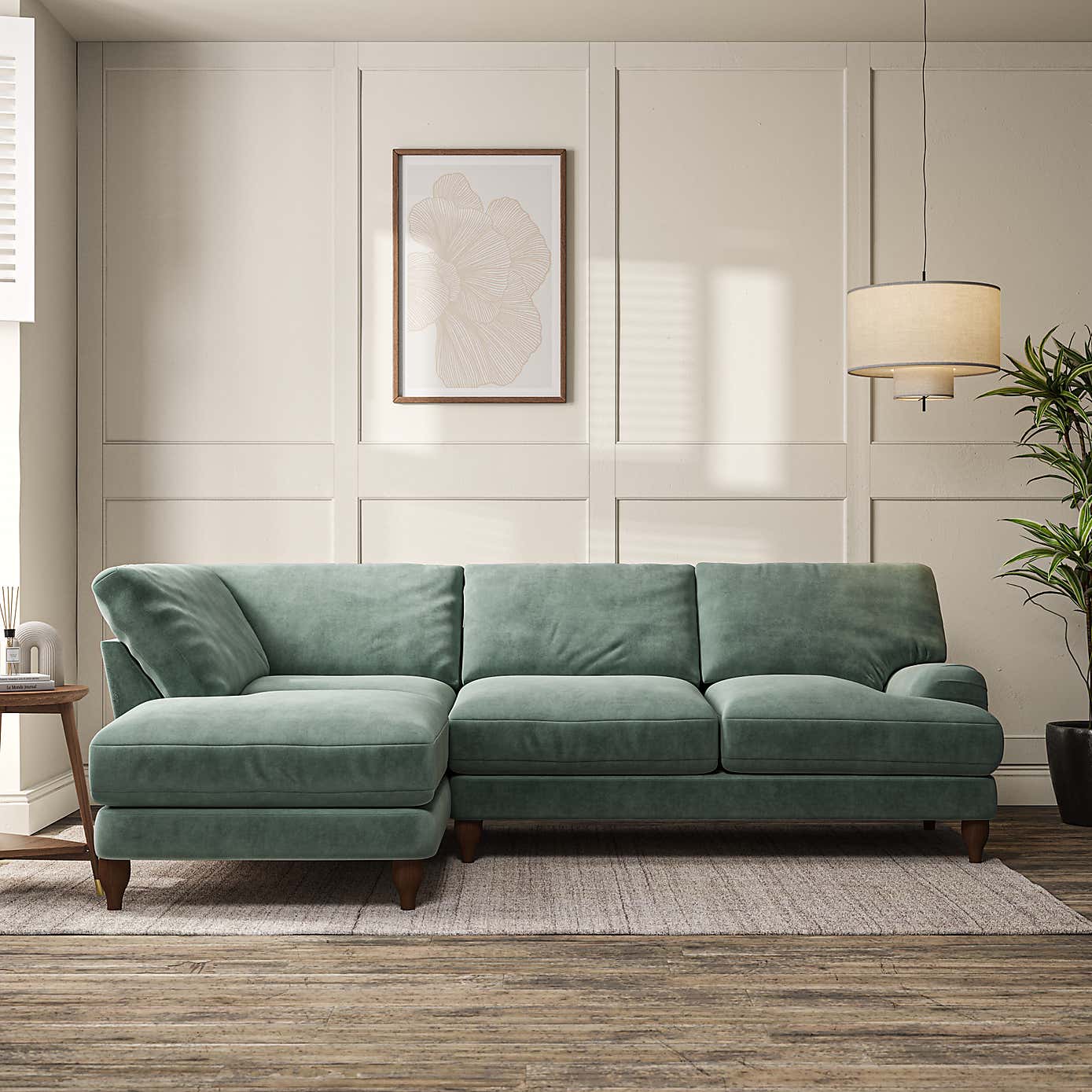 Darwin 4 Seater Corner Chaise Sofa