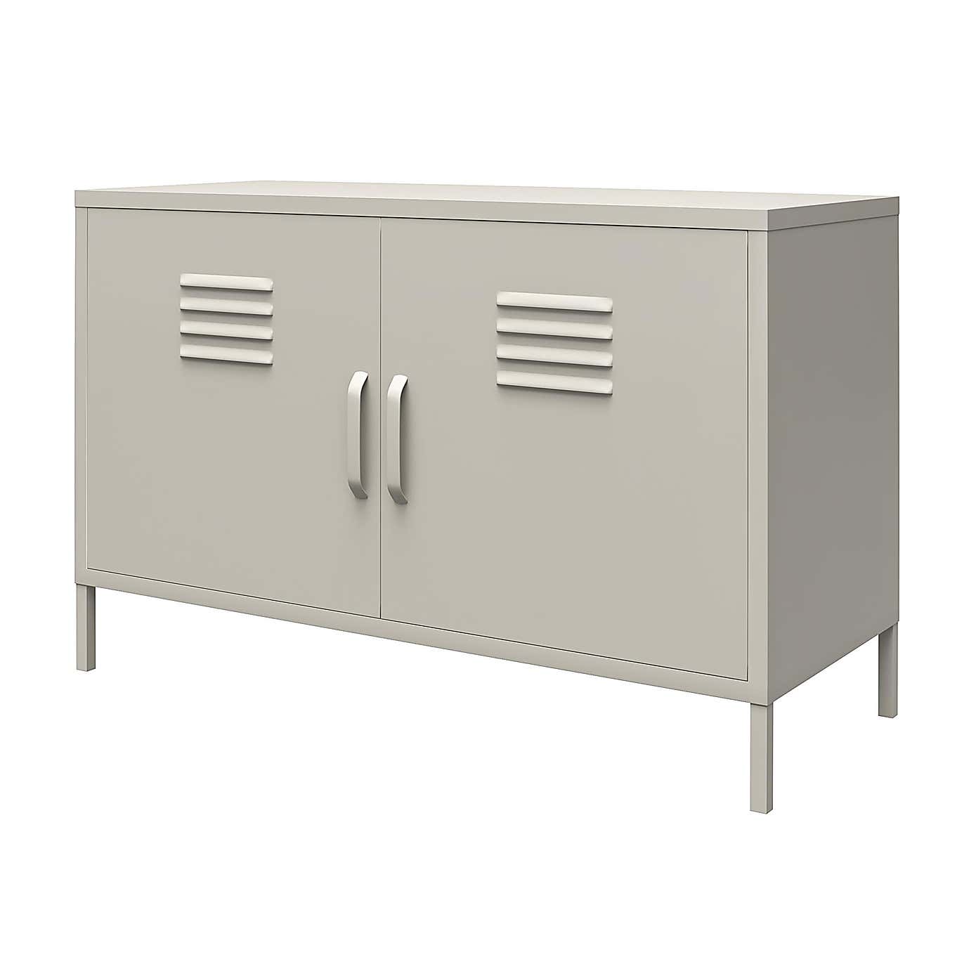 Bradford 2 Door Metal Accent Cabinet