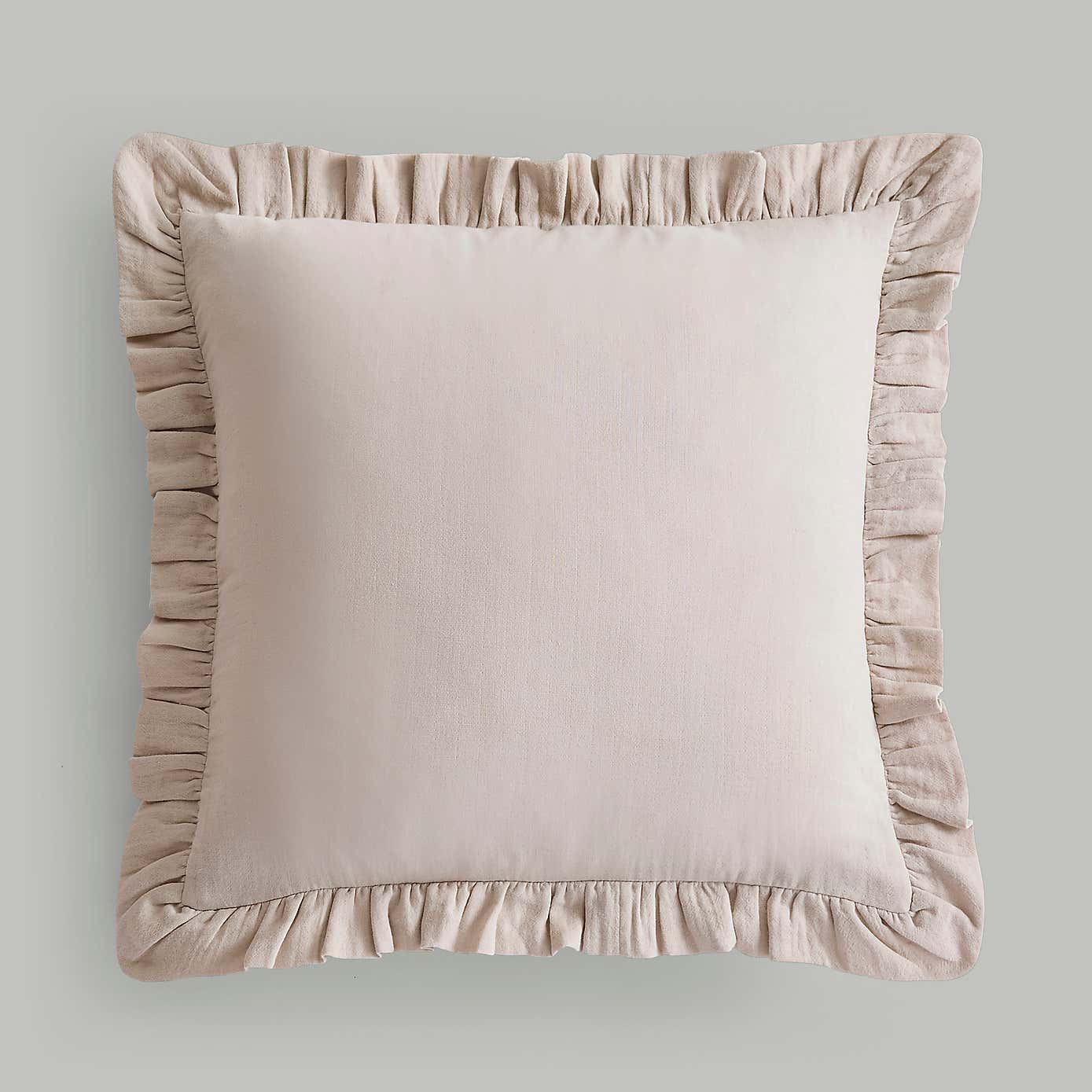 Frilled Gauze Square Cushion