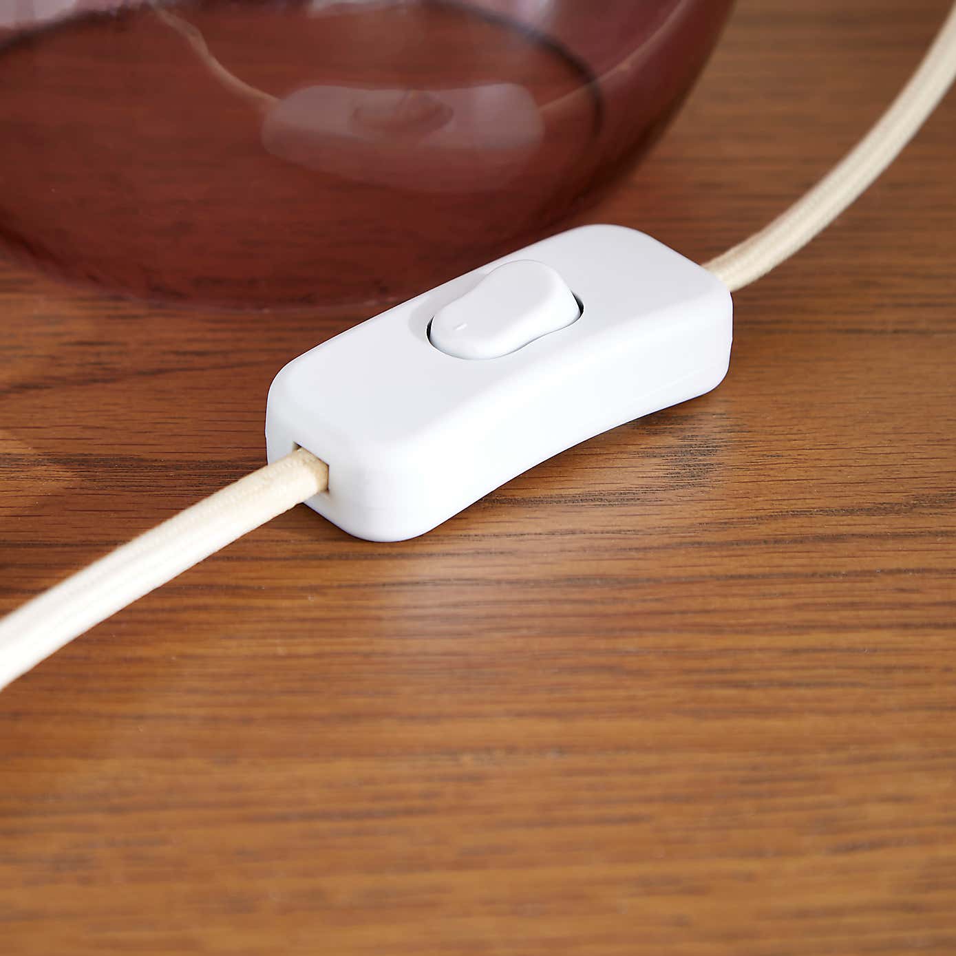 Phoebe Abstract Glass Table Lamp