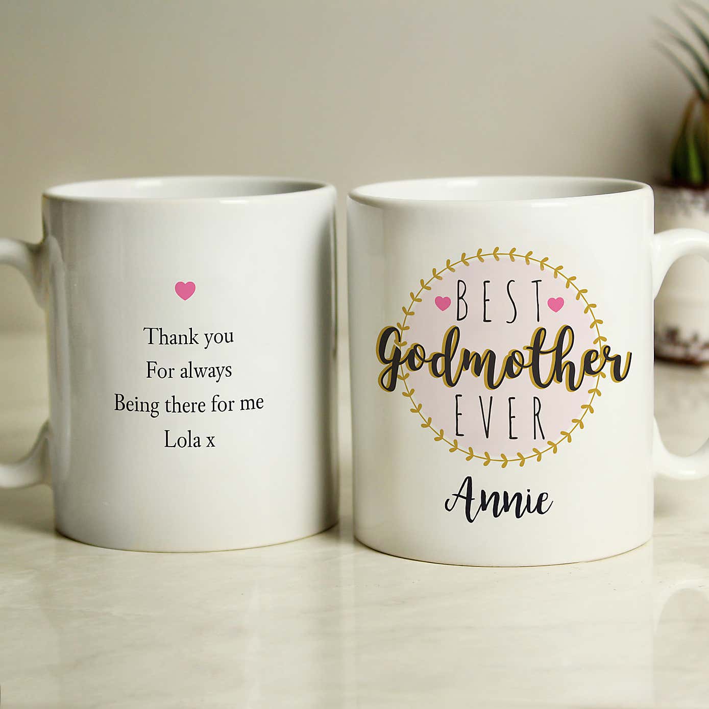 Personalised Best Godmother Mug