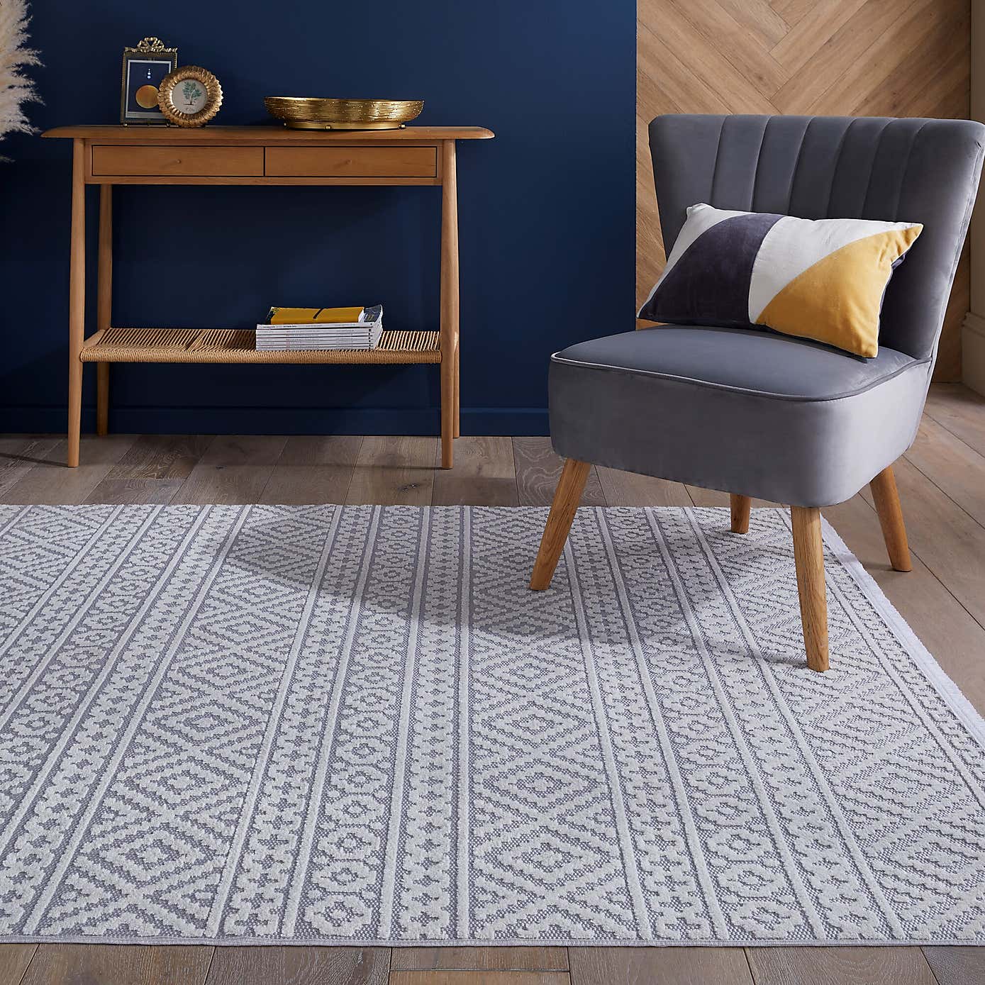 Jazz Traditional Indoor Outdoor Rug