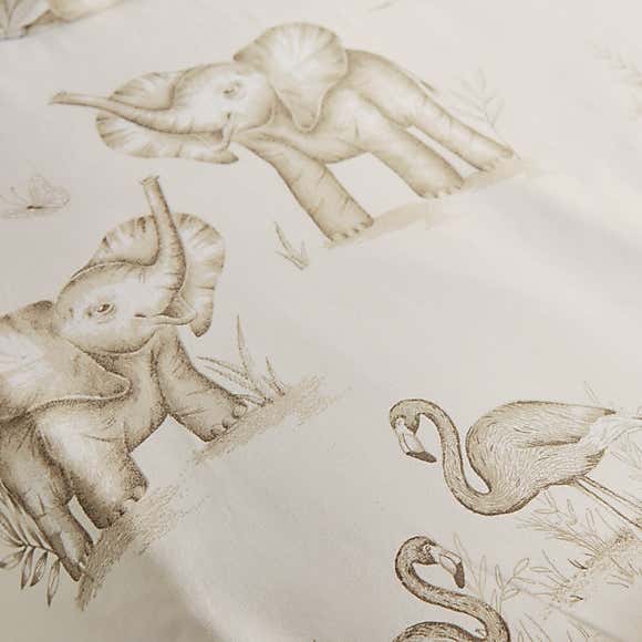 Sketched Animal Set of 2 Fitted Sheets