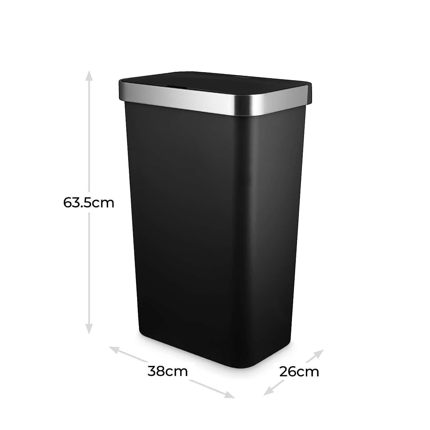 Tower 50L Rectangular Sensor Bin