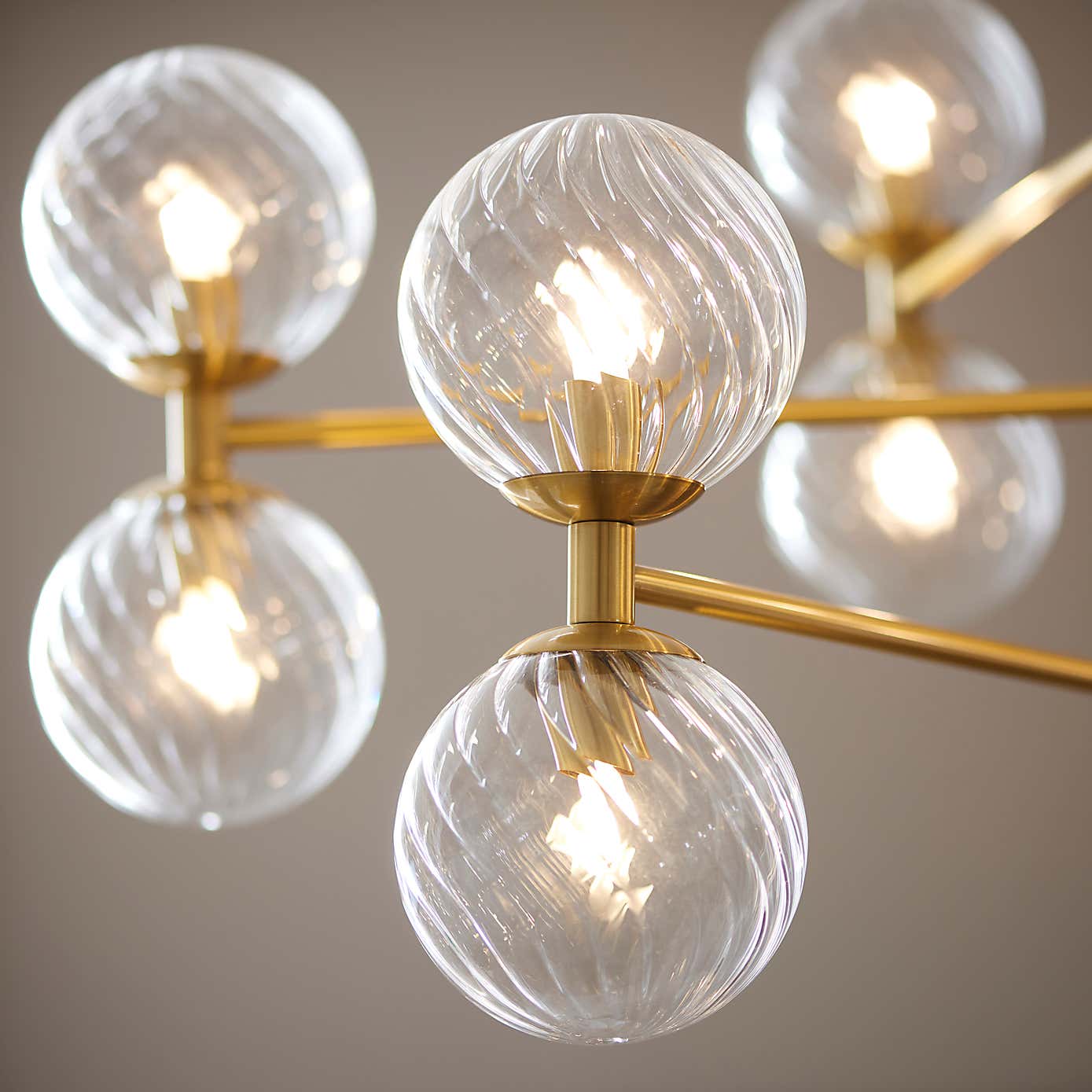 Vogue Esteban Art Deco 12 Light Adjustable Ceiling Light