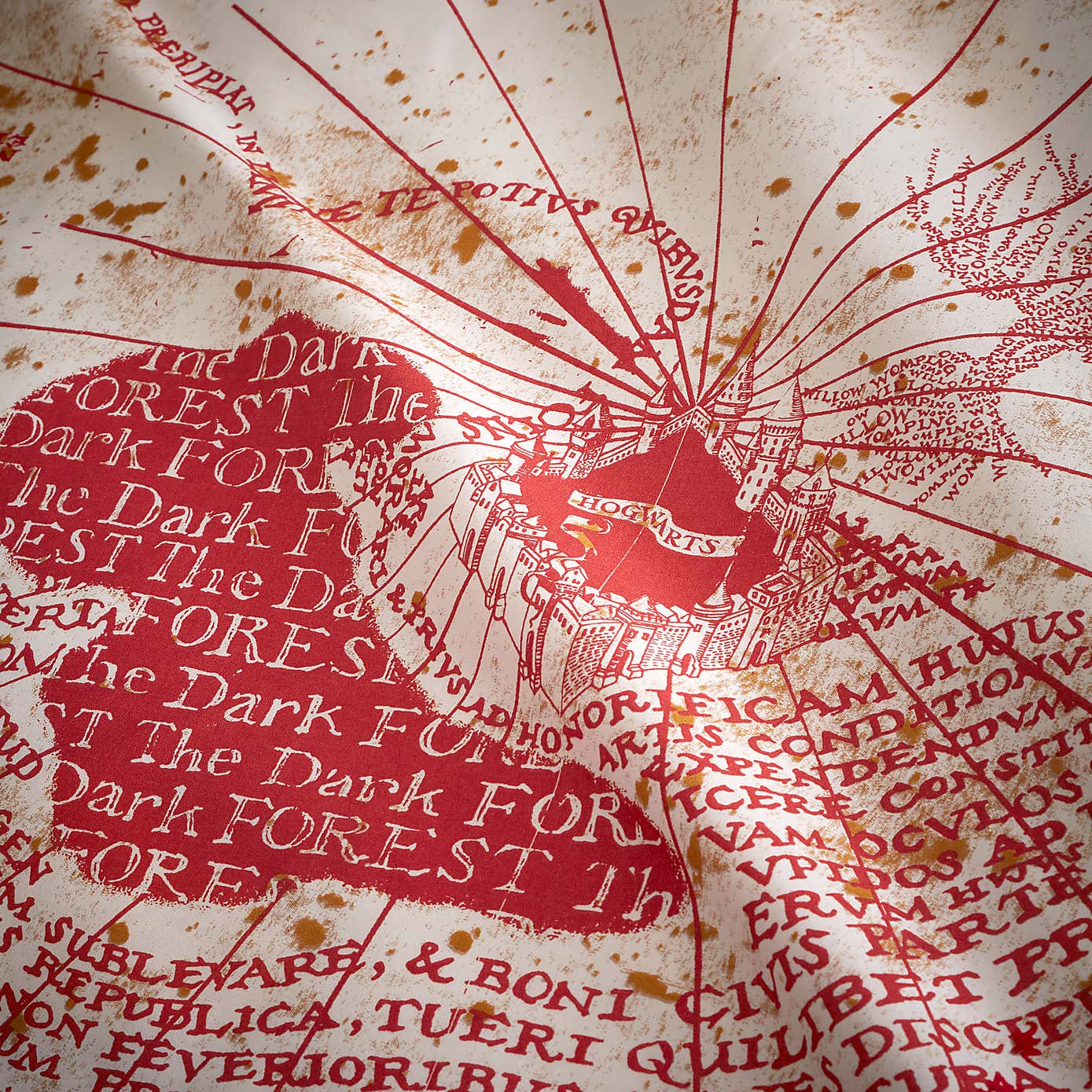 Harry Potter Maruders Map Duvet Cover and Pillowcase Set