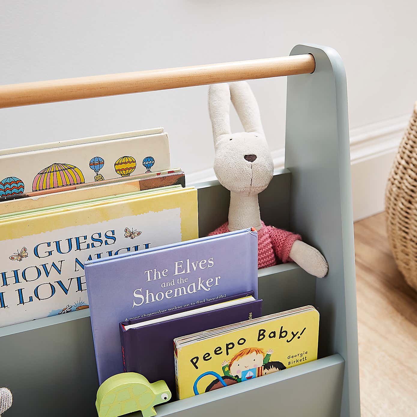 Kids Mini White Bookcase