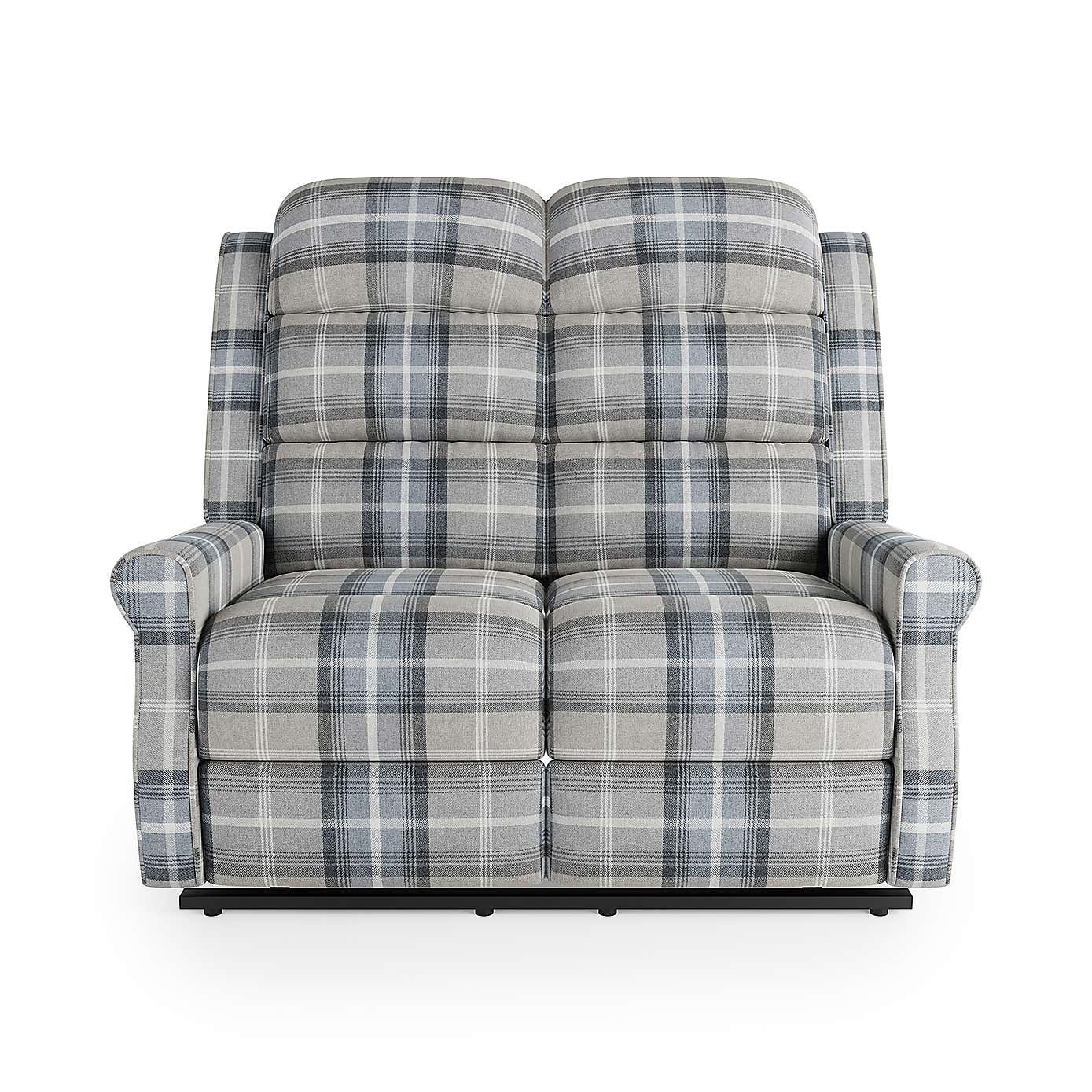 Edith 2 Seater Electric Recliner Check Print