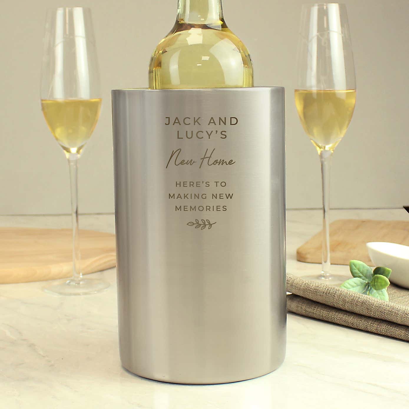 Personalised Classic Wine Cooler