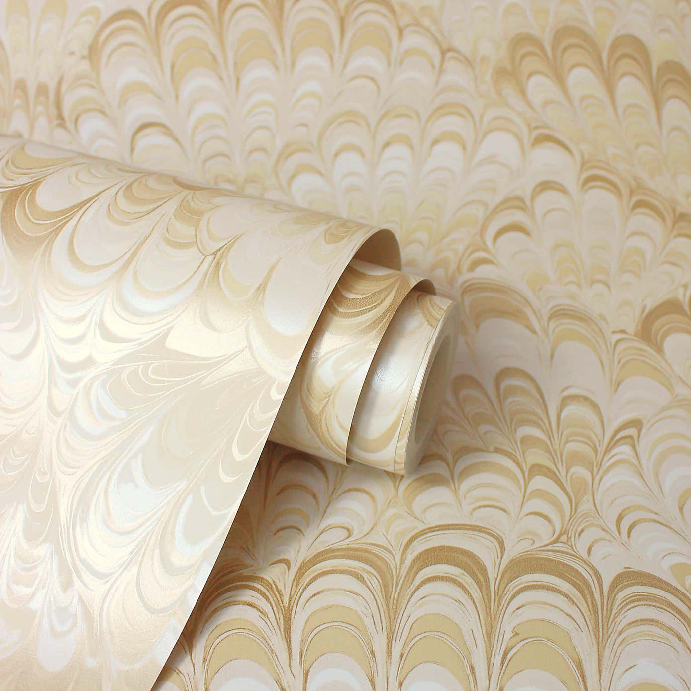 Feather Marble Wallpaper