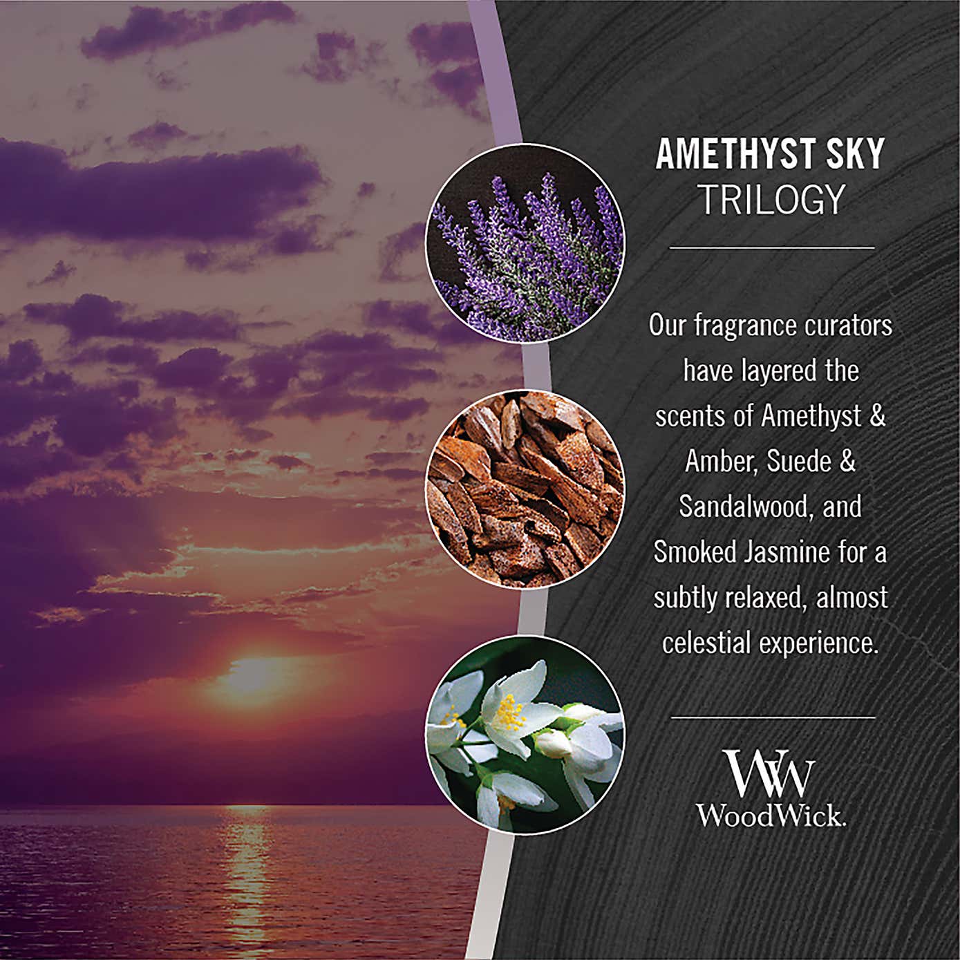 Woodwick Amethyst Sky Ellipse Candle