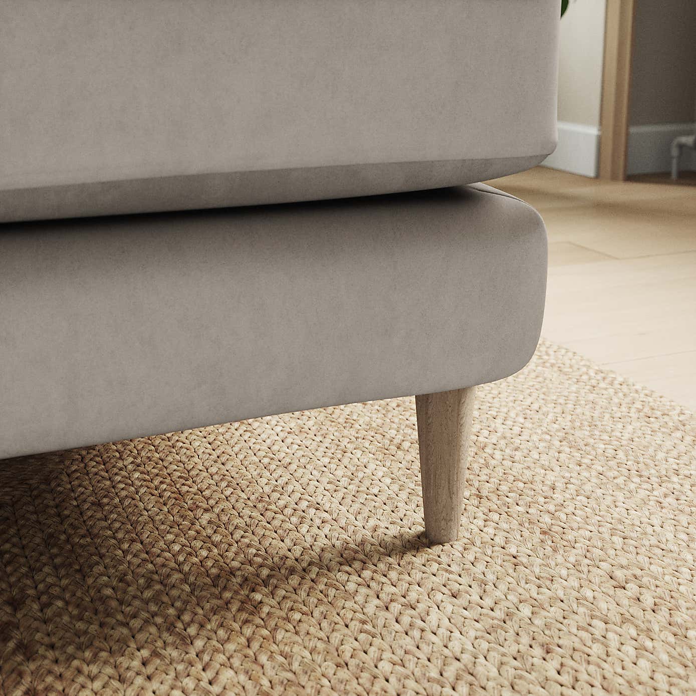 Sven Opulent Velvet Corner Chaise Sofa