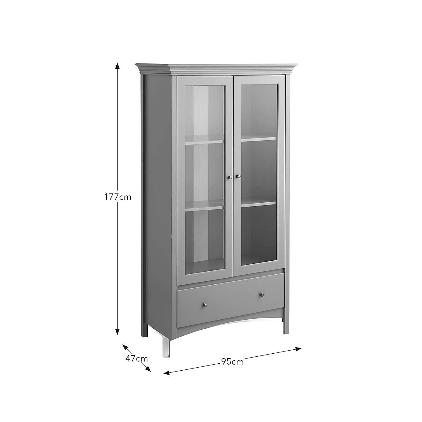 Beatrice Striped Tall Cabinet