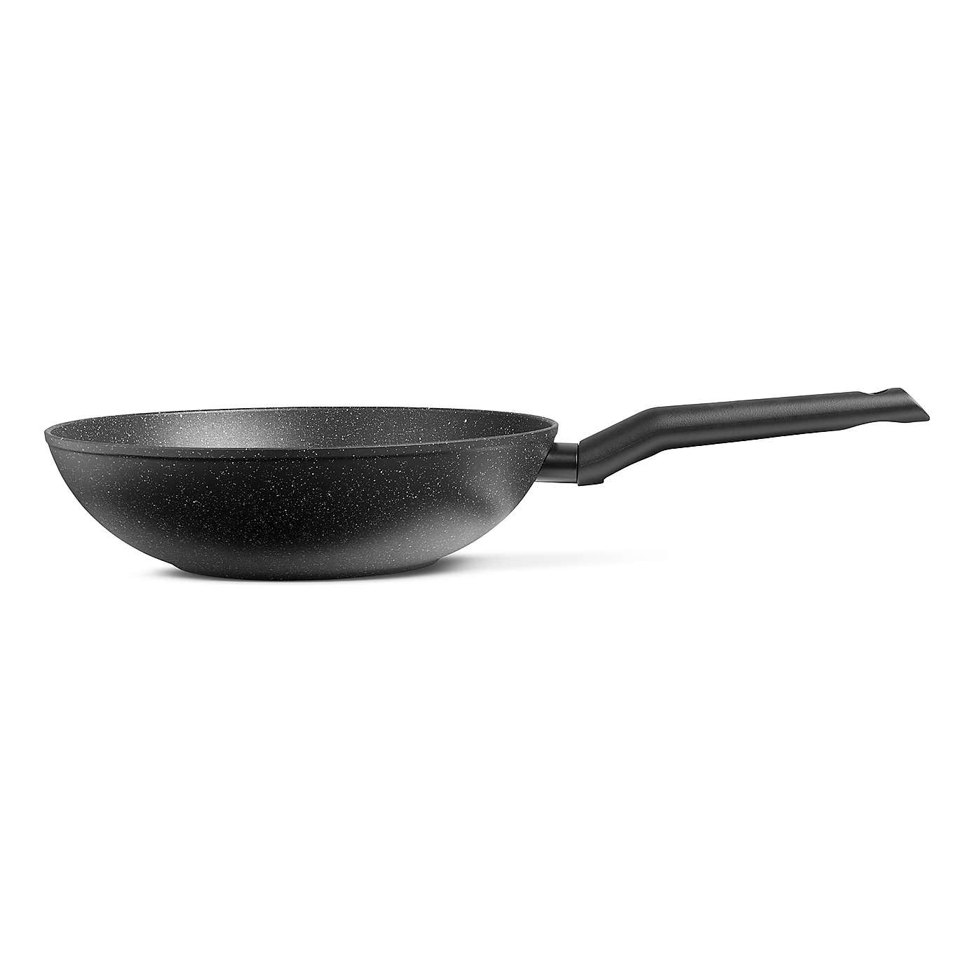 Dunelm Non-Stick Recycled Aluminium Stir Fry Pan, 28cm