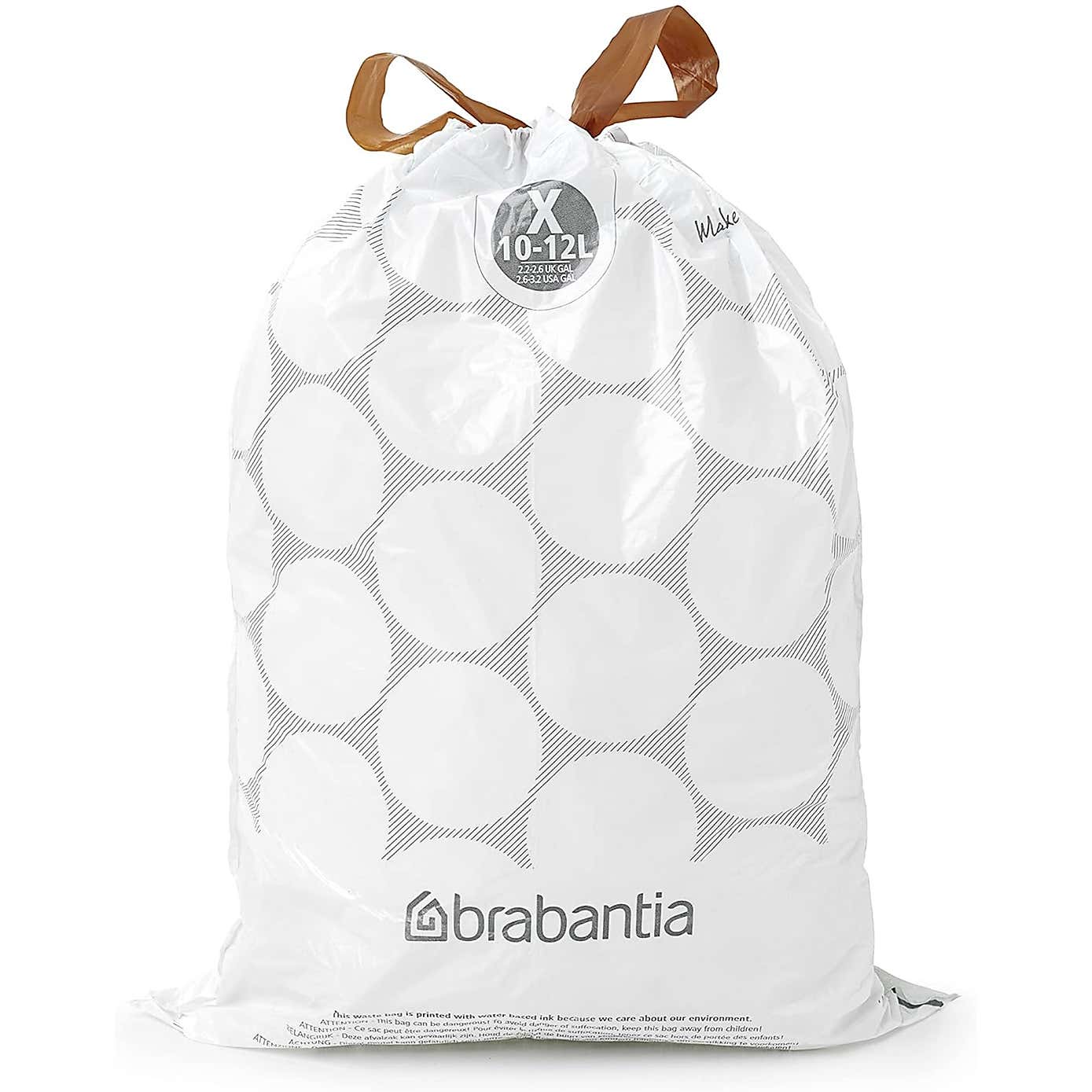 Brabantia Pack of 200 10-12L Code X PerfectFit Bin Bags