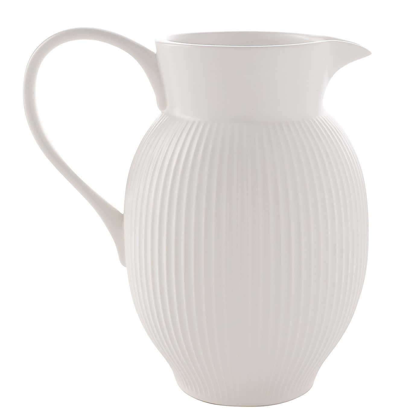 Hestia Ribbed Pitcher Jug