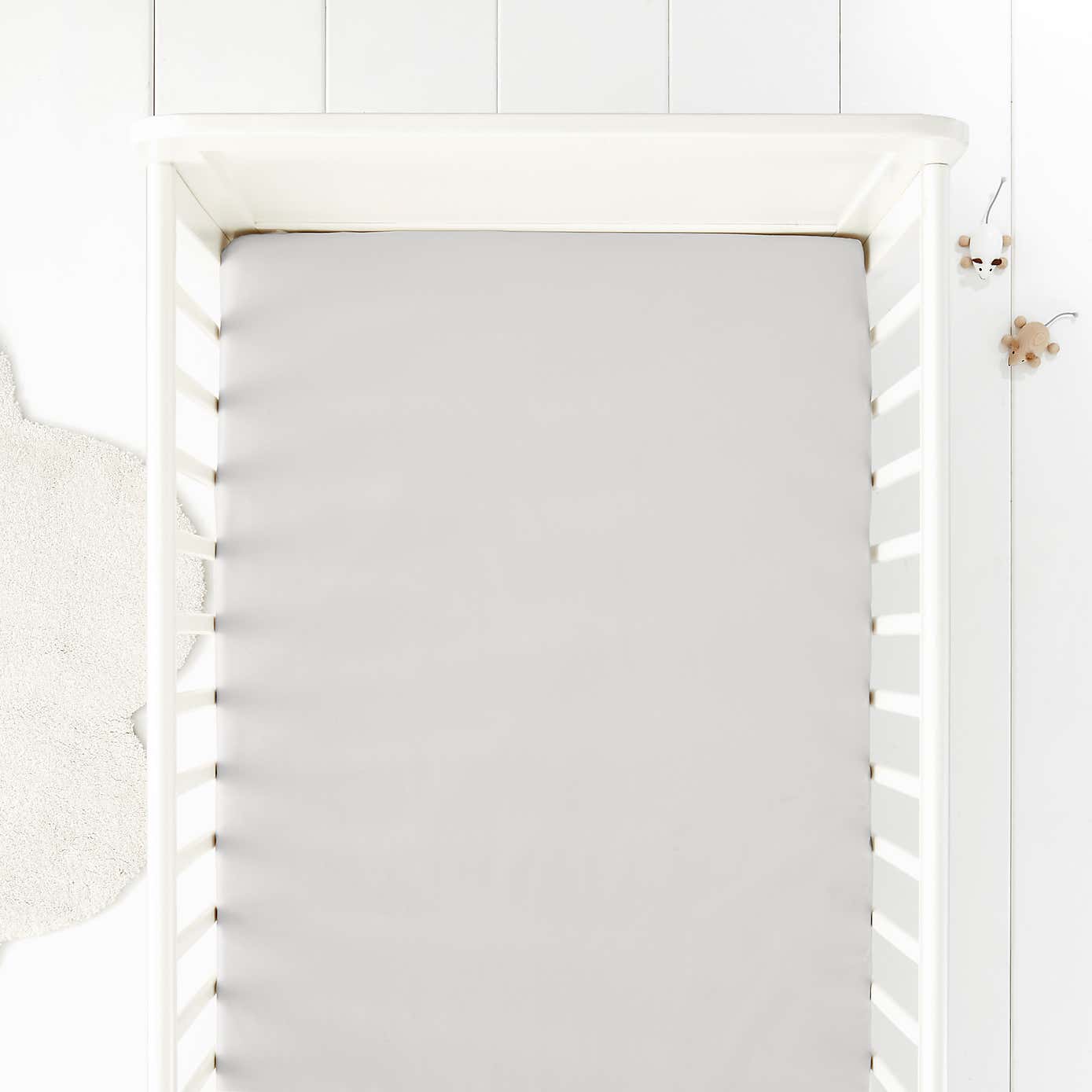 Pack of 2 Pure Cotton Toddler Fitted Sheets