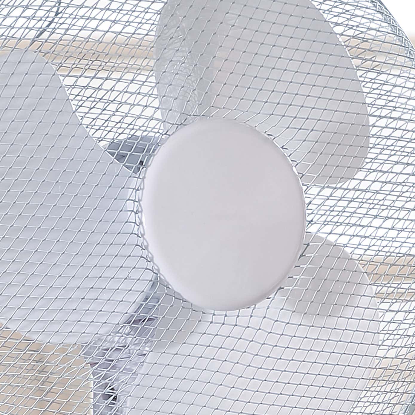 16inch White Pedestal Fan