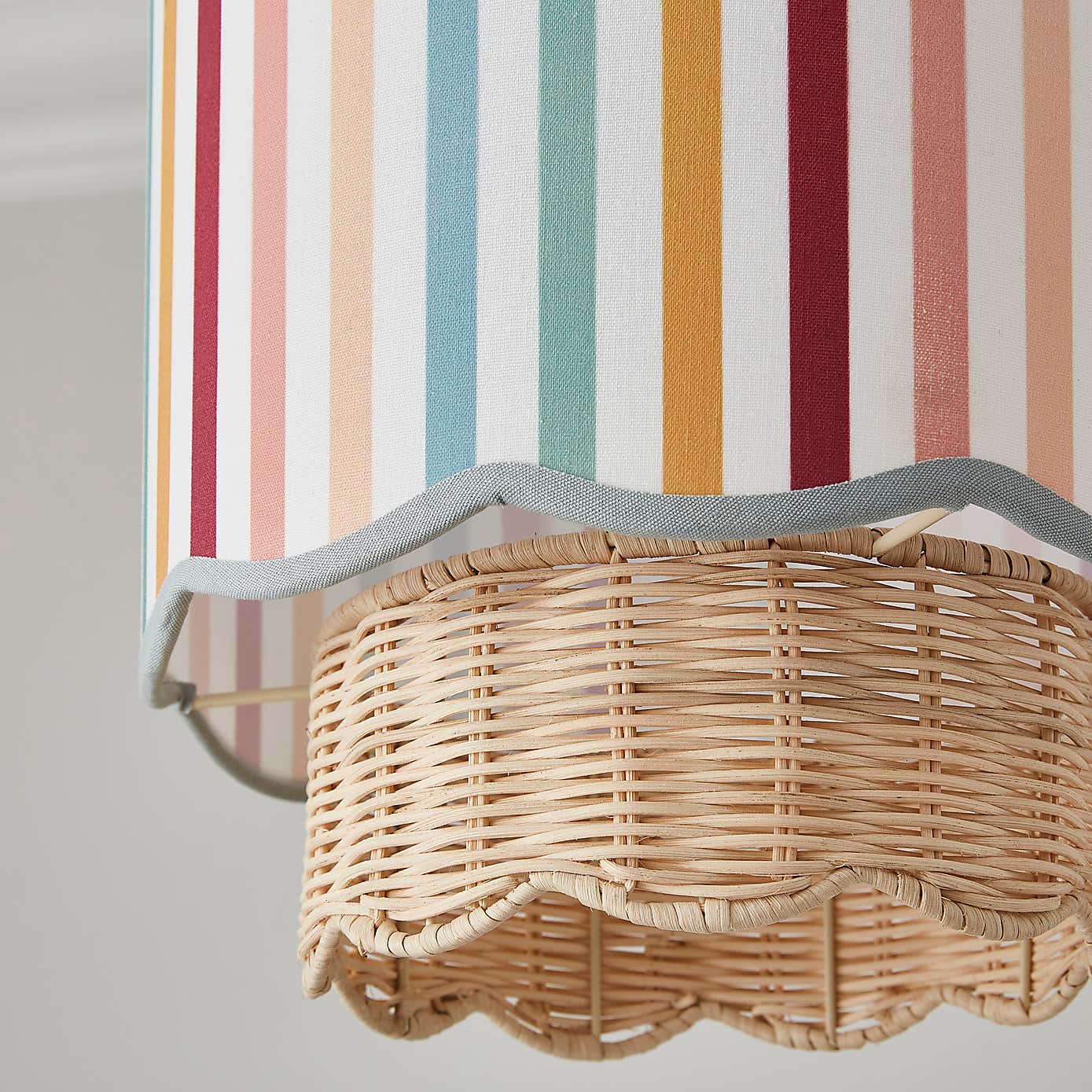 Rainbow Scallop Easy Fit Pendant Shade