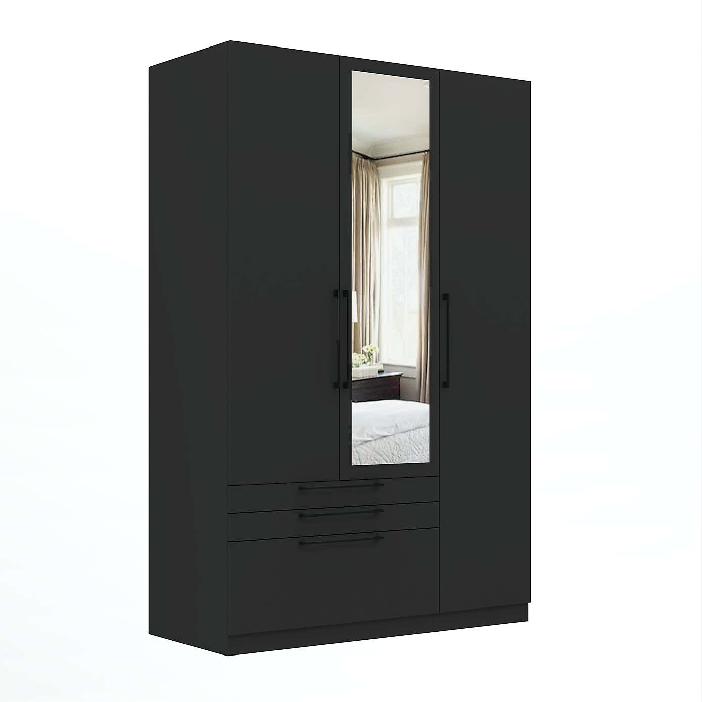 Foster Triple 3 Drawer Wardrobe