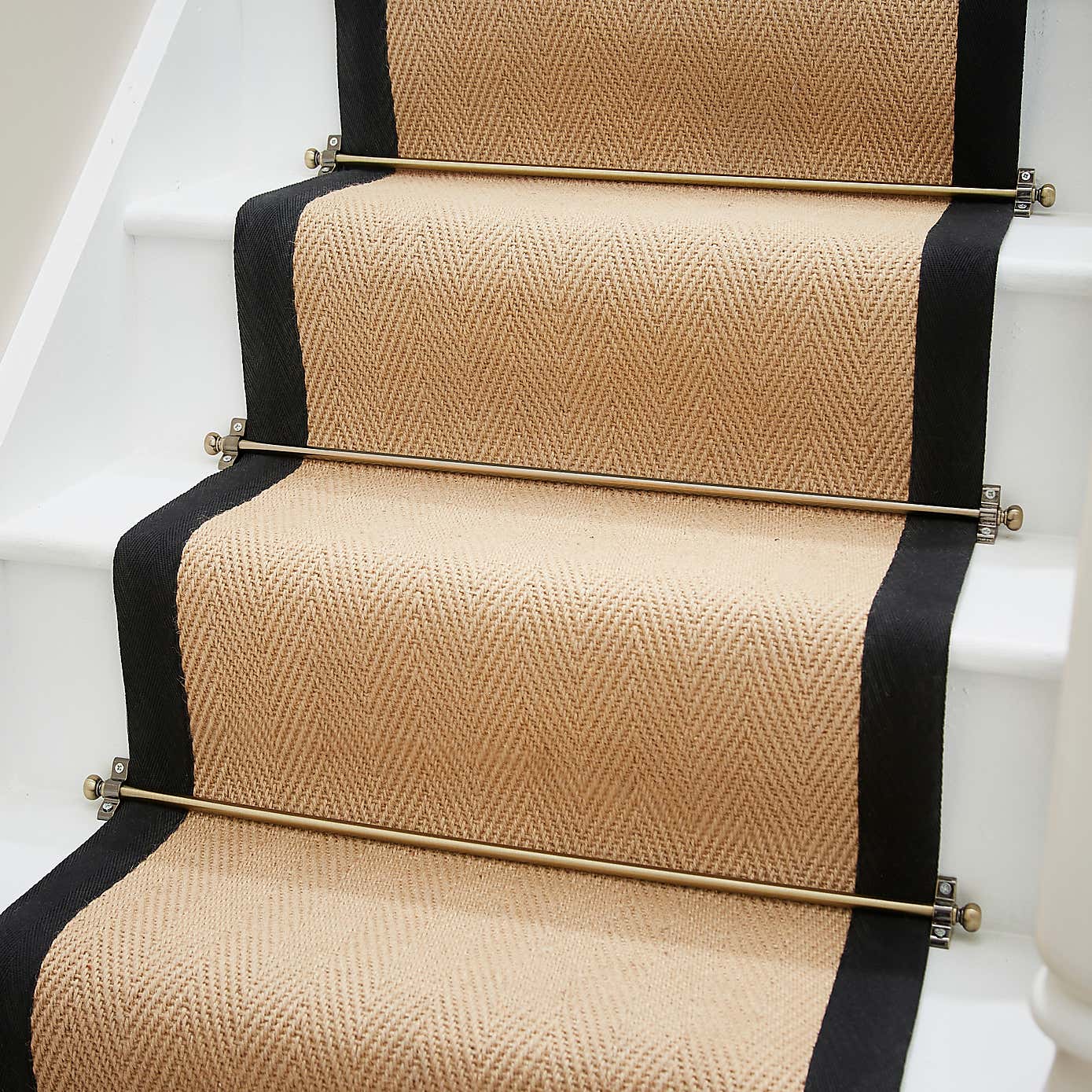 Polished Brass Stair Rod Ball Finials