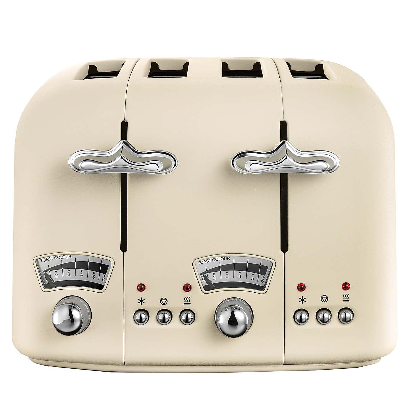 Delonghi 4 Slice Argento Toaster