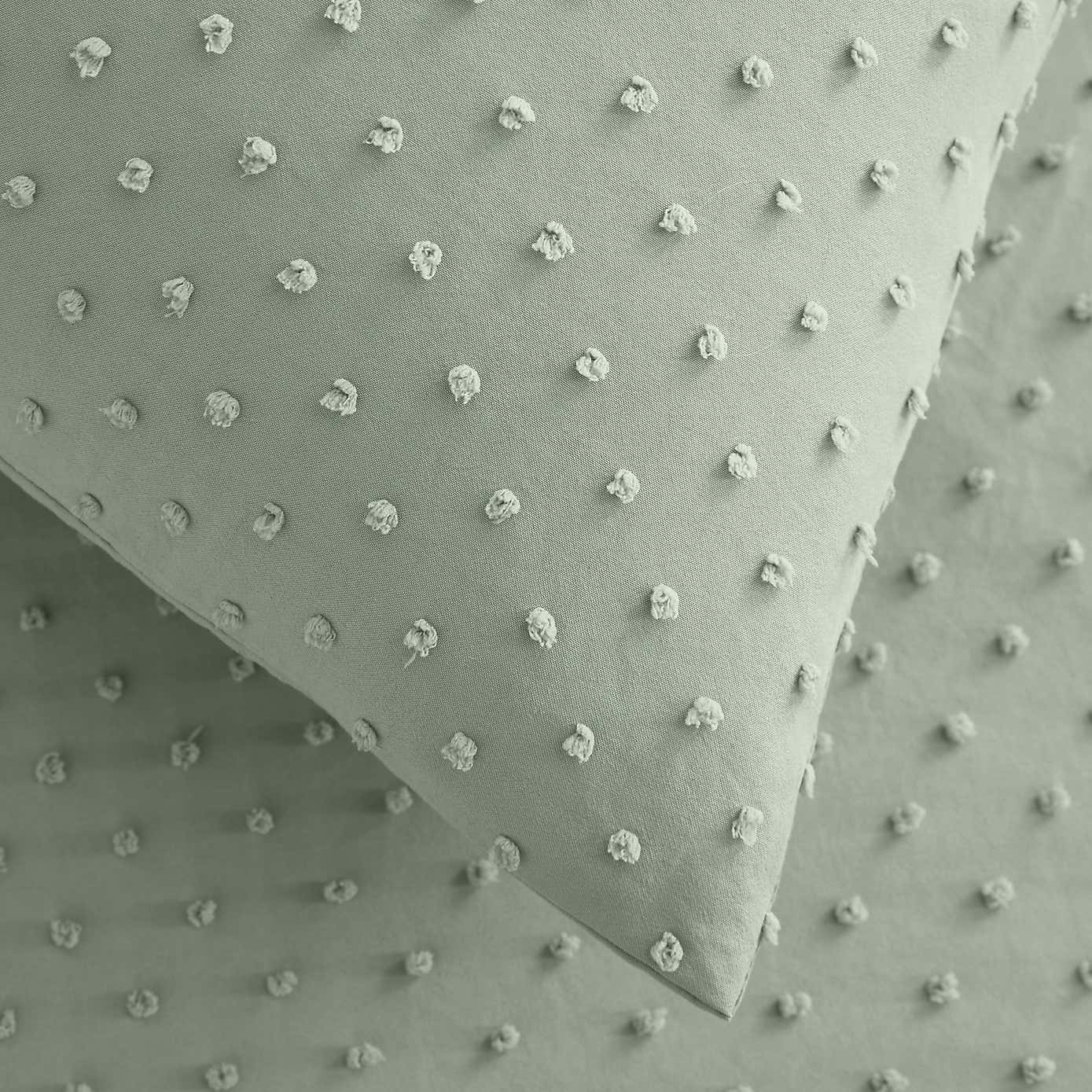 Valley Clipped Jacquard Duvet Cover & Pillowcase Set