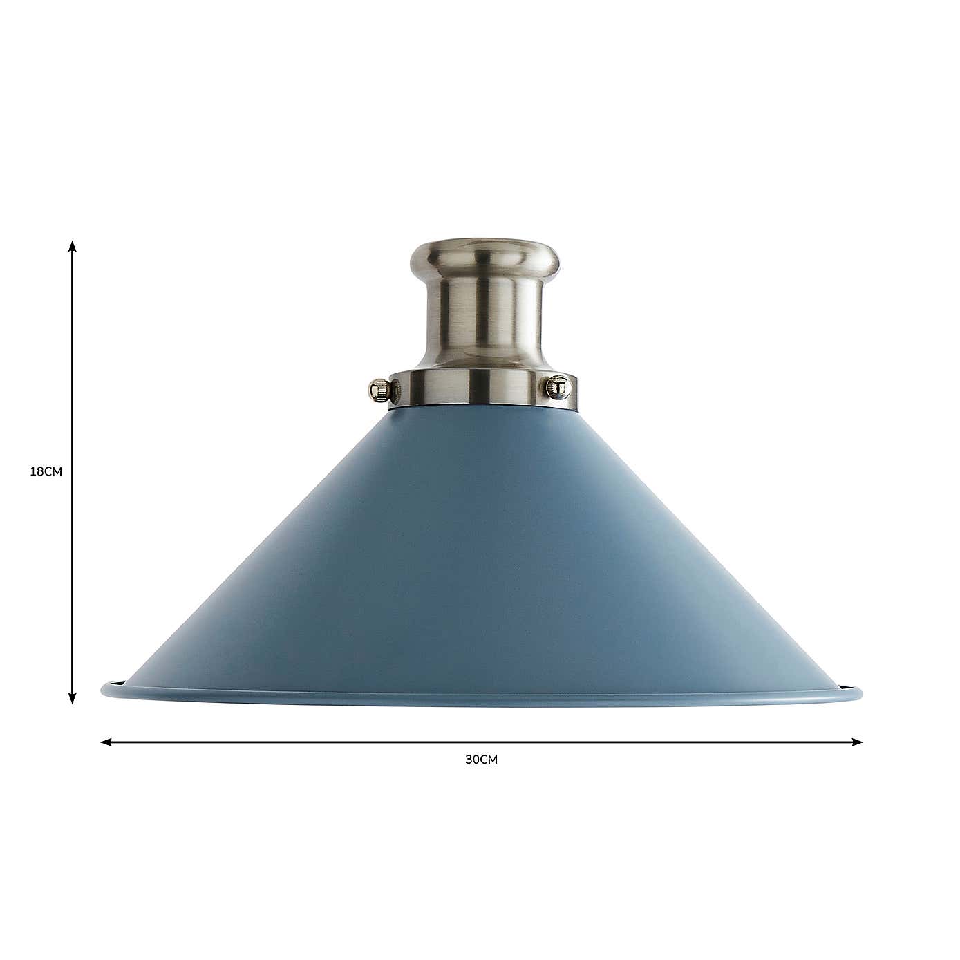 Logan Industrial Easy Fit Pendant Shade