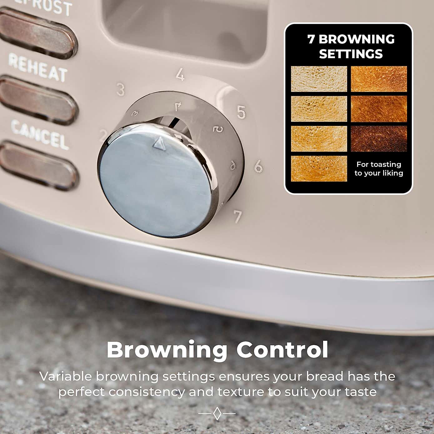 TOWER Solitaire 2 Slice Toaster