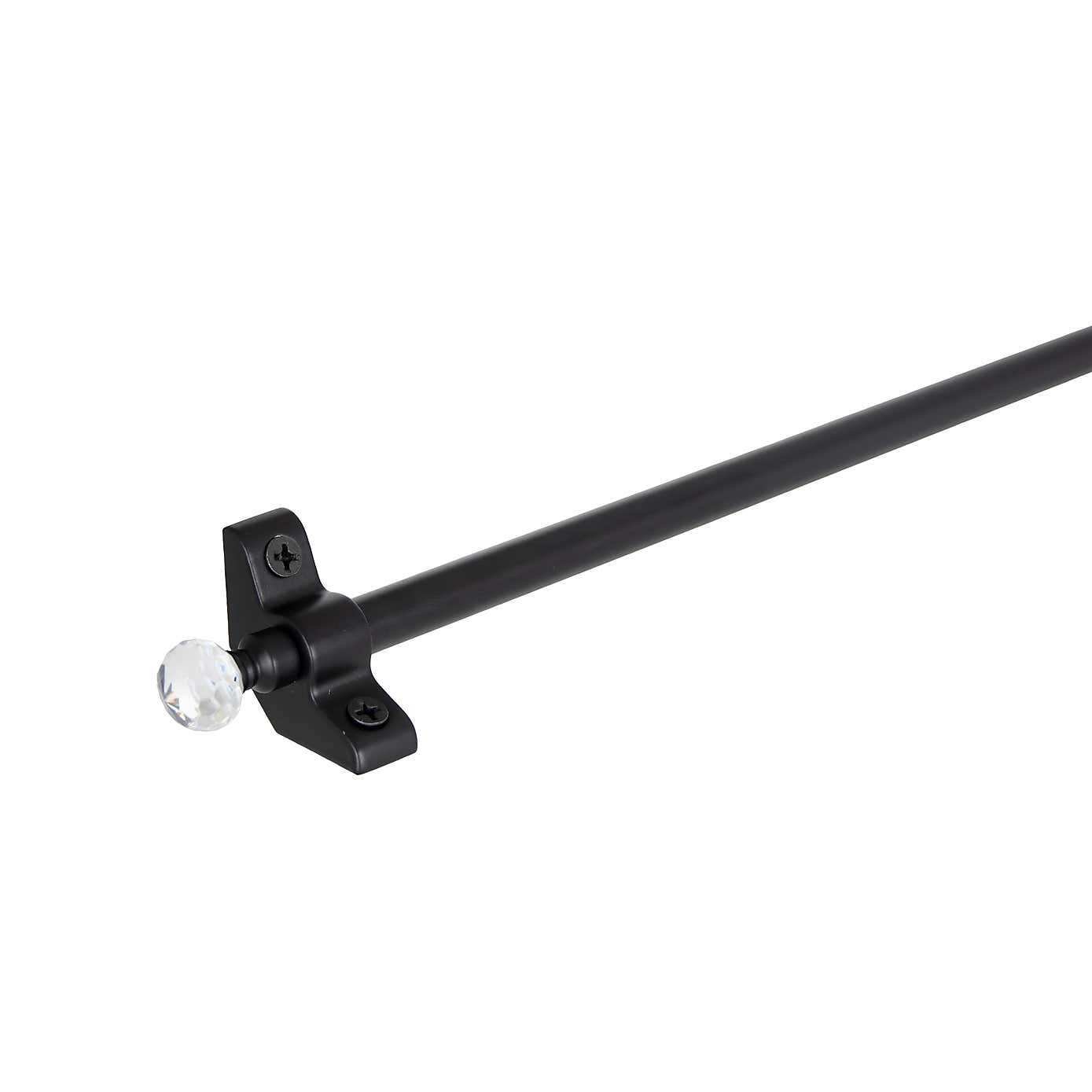 Faceted Resin Ball Finial Stair Rod