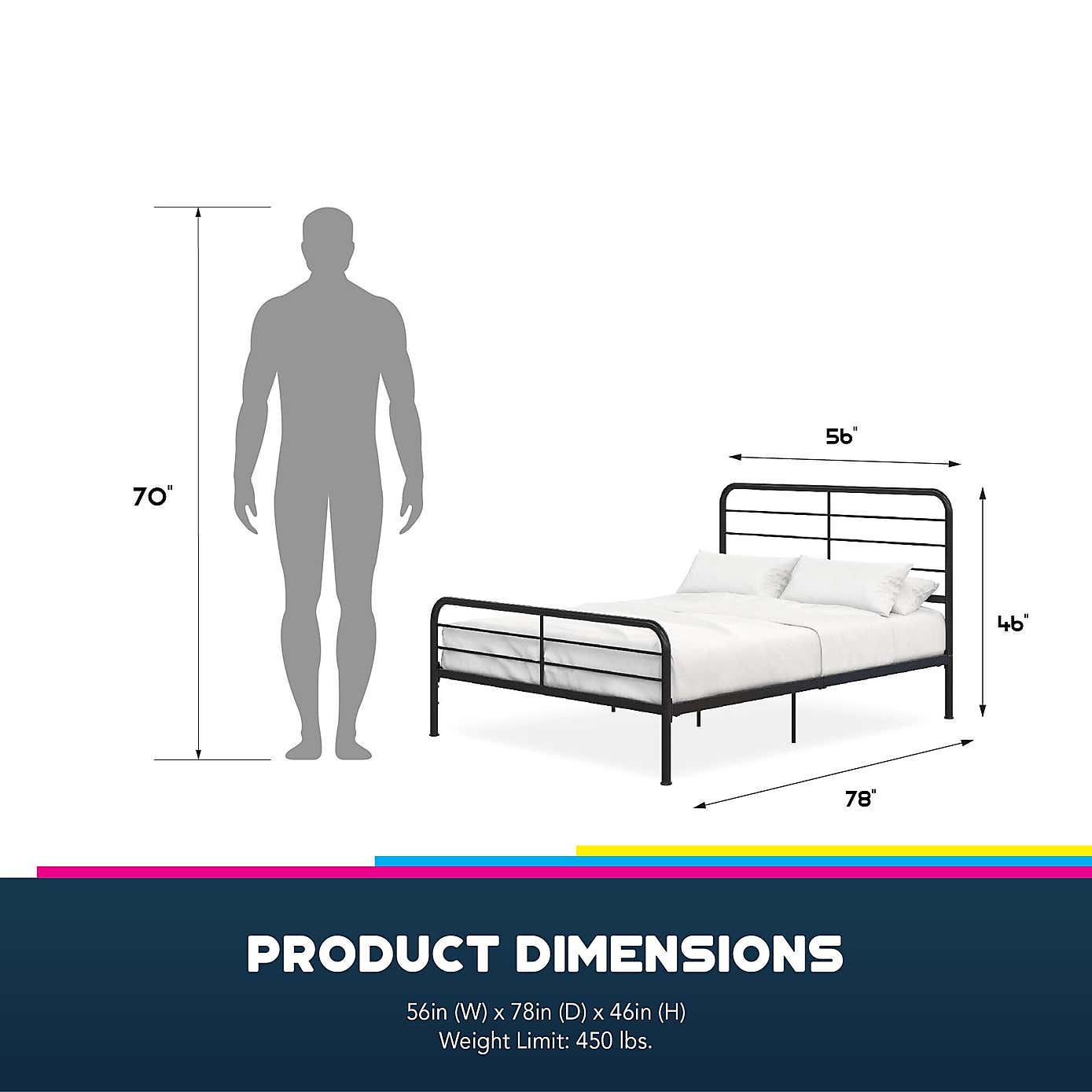 Millie Metal Bed Frame