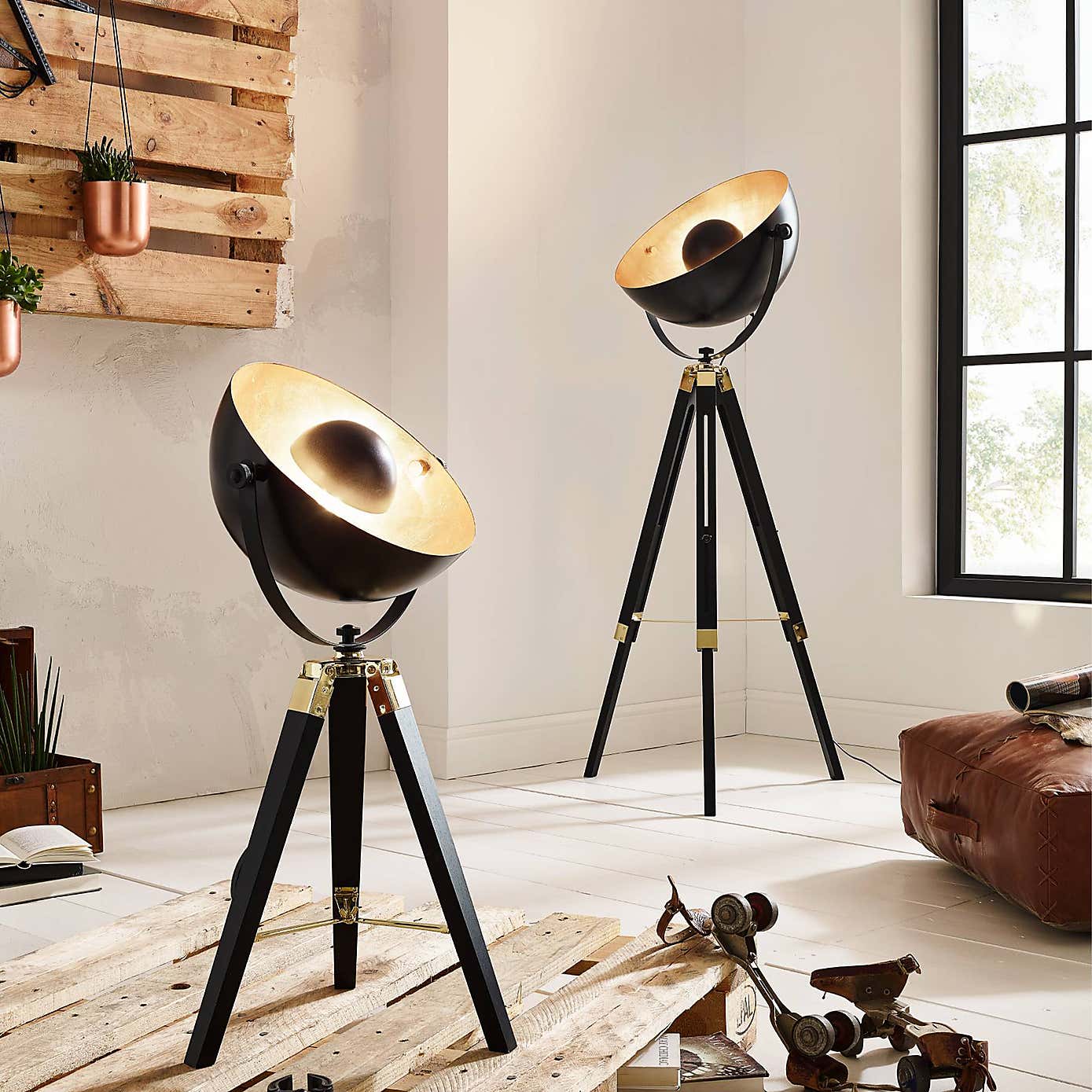 EGLO Covaleda Tripod Floor Lamp